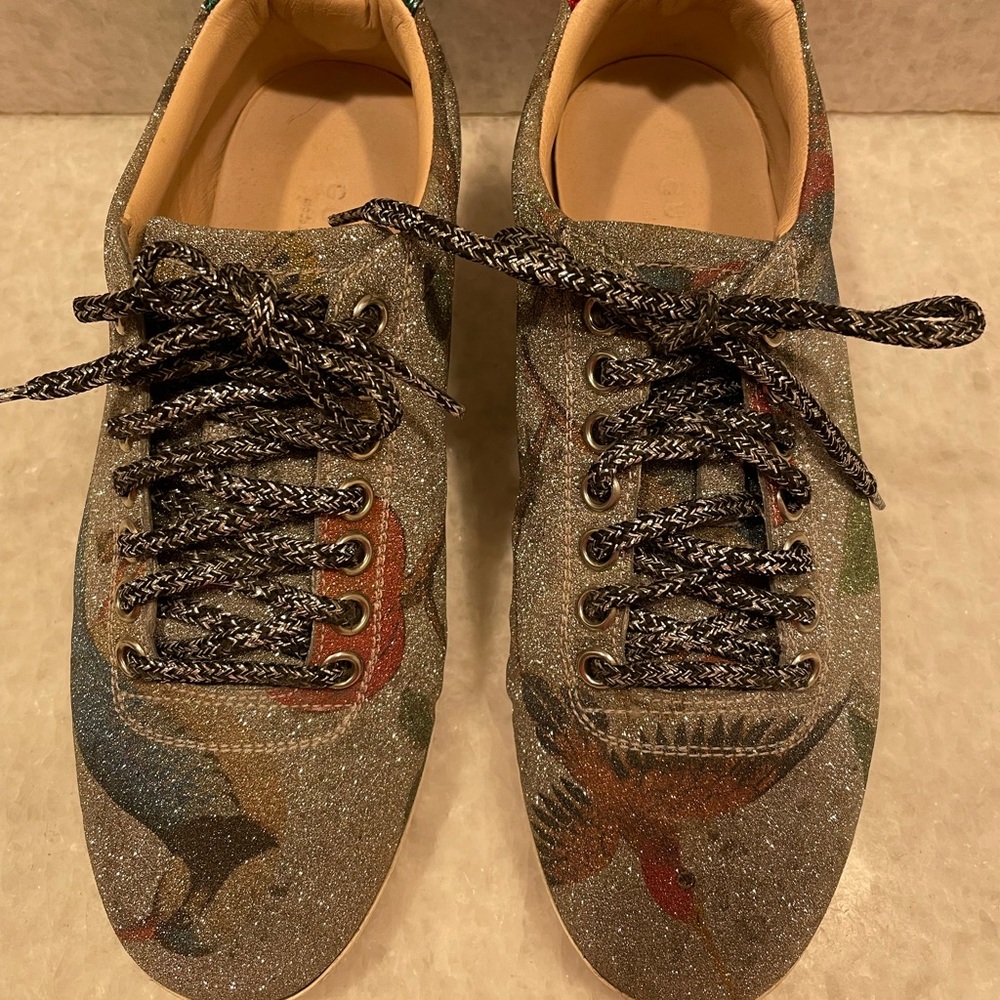Gucci Bambi Glitter Sneakers